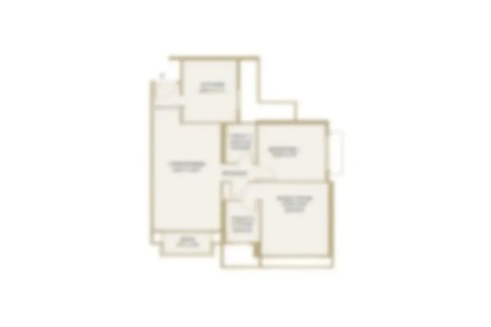 1 BHK Floor Plan