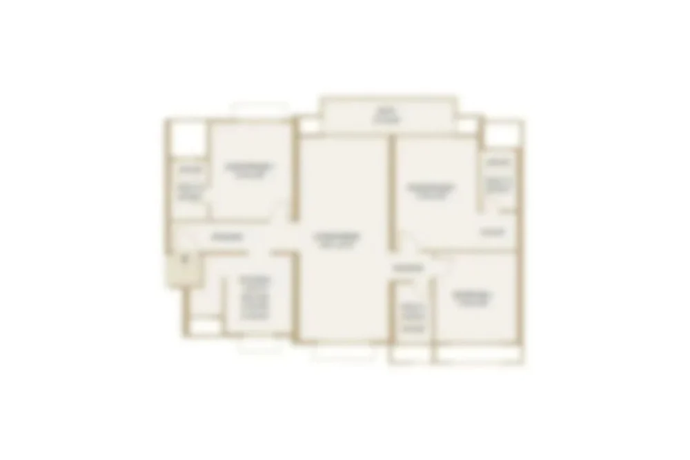 3 BHK Floor Plan